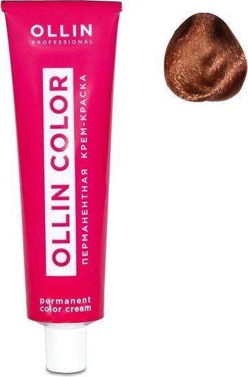 Крем-краска Ollin Professional Color перманентная 7/43 русый медно-золотистый 60 мл