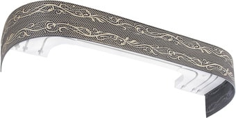 Карнизы для штор Legrand Элиза (1.6 м, графит/серебристый)