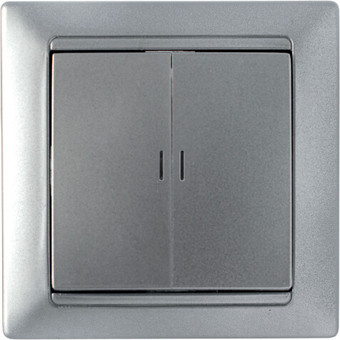 Выключатель Bylectrica С5 10-815 (серебро)