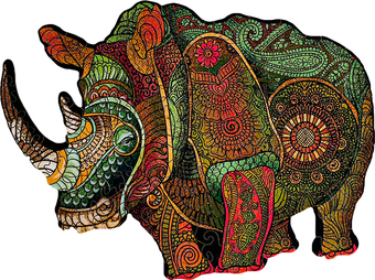 Пазл Dream Woods Носорог P-012 (104 эл)