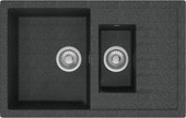 Кухонная мойка Polygran F-21 (черный)