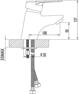 Смеситель Lemark LUNA LM4106C