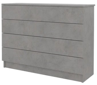 Комод Горизонт Нео 1050 4 ящика (бетон)