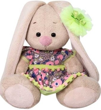 Классическая игрушка Зайка Ми в летнем платье 15 см SidX-377