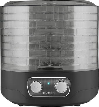Сушилка для овощей и фруктов Marta MFD-208PS (черный жемчуг)