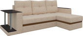 Угловой диван Mebelico Атланта М (бежевый) [58791]