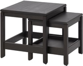 Журнальный столик Ikea Хавста (темно-коричневый) 104.042.89