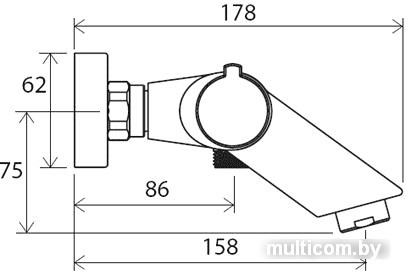 Смеситель Ravak TE 022.00/150 [X070047]