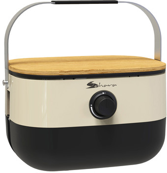 Портативный газовый гриль Sahara Mini BBQ (кремовый)