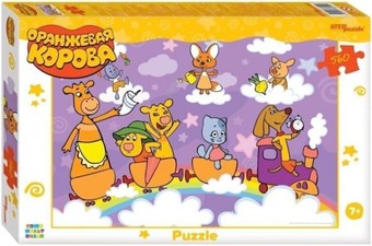 Пазл Step Puzzle Оранжевая корова 78119 (560 эл)