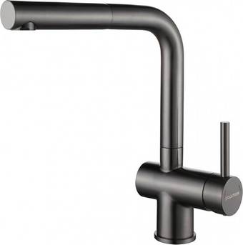 Смеситель Paulmark Dosse Do214418-GM (вороненая сталь)