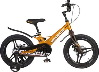 Детский велосипед Maxiscoo Space Deluxe 16 2025 MSC-S1644D (оранжевый топаз)