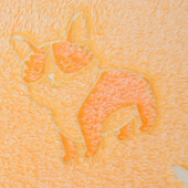 Плед Casa Conforte Stella Corgi 100x150 6155123 (желтый)