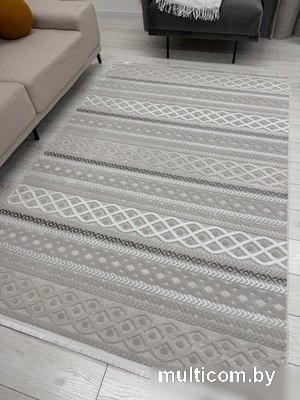 Ковер для жилой комнаты Radjab Carpet Моника Прямоугольник MC 385A 12600RK (1.6x3, Light Beige)