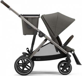 Универсальная коляска Cybex Gazelle S TPE с корзиной и дождевиком (soho grey)