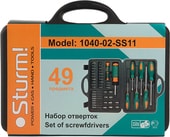 Набор отверток Sturm 1040-02-SS11 (49 предметов)