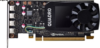 Видеокарта PNY Nvidia Quadro P1000 DVI 4GB GDDR5 VCQP1000DVIV2-PB