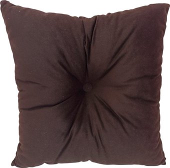 Декоративная подушка Sled Квадратная 40x40x12 (шоколадный)