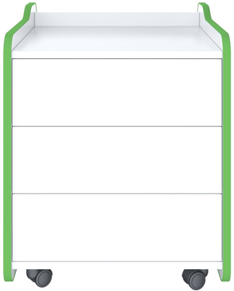 Тумба VMM Game Case 50 White Green CS-2WEGN (белый/зеленый)