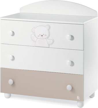 Комод Italbaby Jolie 070.8065-0530 (белый/шоколад)