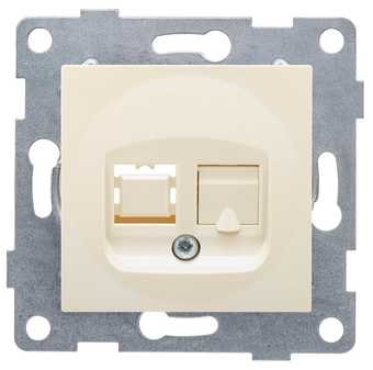 Розетка телефонная Gusi Electric Ugra С11Т1-003