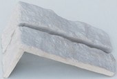 Декоративный кирпич Stone Mill Кирпич старый угловой (белый)