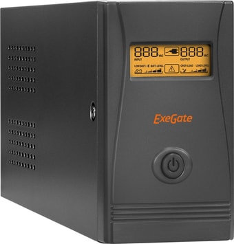 Источник бесперебойного питания ExeGate Power Smart ULB-850.LCD.AVR.C13.RJ.USB