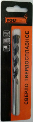 Сверло Yourtools 10x150 мм Твердый сплав