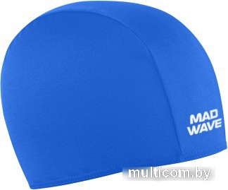 Шапочка для плавания Mad Wave Poly II (синий)