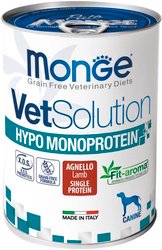 Консервированный корм для собак Monge VetSolution Hypo Monoprotein Lamb 400 г