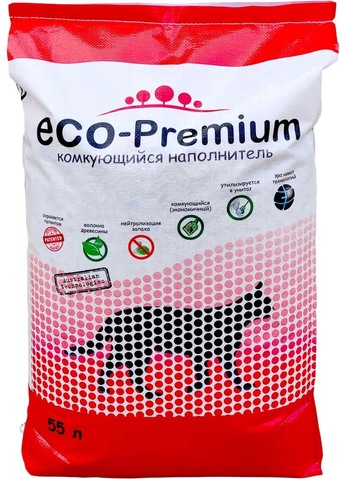 Наполнитель для туалета Eco-Premium Blue 55 л