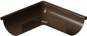 Кровля Docke Stal Premium Угол внешний 90? D125 (каштан 8017)