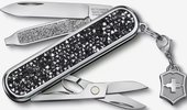 Мультитул Victorinox Classic Brilliant Crystal (черный/серебристый)