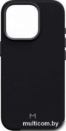 Чехол для телефона Magssory Eco Leather Case Midnight для iPhone 16 Pro CLT028m