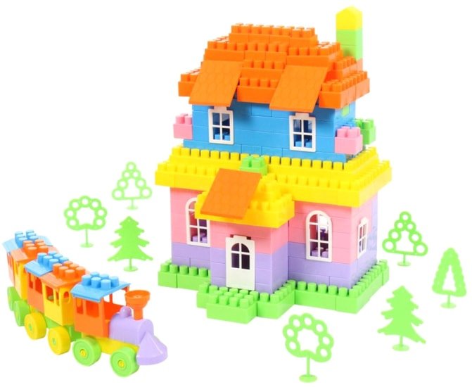 Конструктор Полесье 0552 Строитель Макси