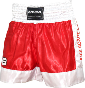 Шорты BoyBo для кикбоксинга (M, красный)