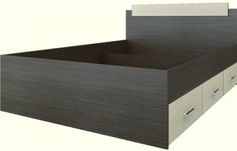 Кровать Памир София 6Я 1600 (венге-дуб белфорт)