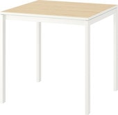 Обеденный стол Ikea Мельторп (ясень/белый) 492.800.37