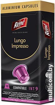 Кофе в капсулах Rene Nespresso Lungo Impresso 10 шт