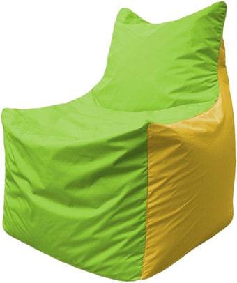 Кресло-мешок Flagman Фокс Ф2.1-167 (салатовый/желтый)