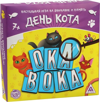 Настольная игра Лас Играс Окавока. День кота 3904299
