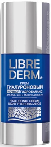 Librederm Крем для лица Гиалуроновый ночной гидробаланс 50 мл