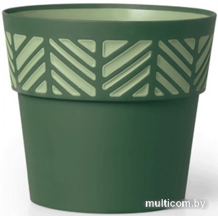 Вазон Stefanplast 94802 (темно-зеленый/светло-зеленый)