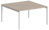 Стол Norden 160x143.8x75 SG.246.OL.44.WH (белый/дуб светлый)