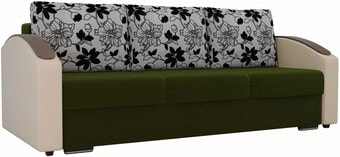 Диван Лига диванов Монако slide 102003 (зеленый/бежевый/серый)