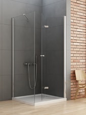 Душевой уголок NEW TRENDY New Soleo 90x90 правая D-0153A/D-0088B