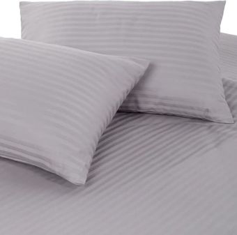 Постельное белье GoodNight Pure Страйп-сатин 1.5сп 417434 (серый)
