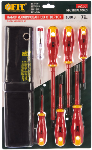 Набор отверток FIT 56130 (7 предметов)