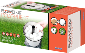 Аксессуары для бассейнов Bestway Наполнитель Polysphere для песчаных фильтров 58475