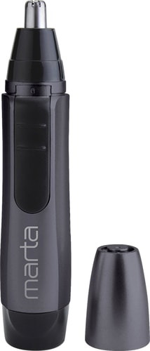 Триммер для носа и ушей Marta MT-2630 (темное серебро)